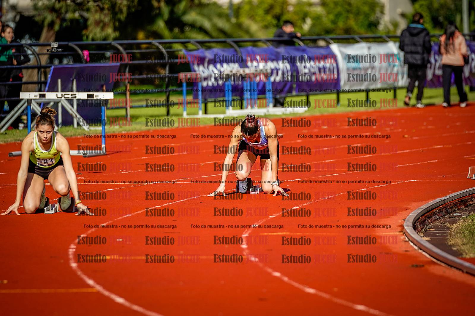 Fotos de los 200 m de mujeres
