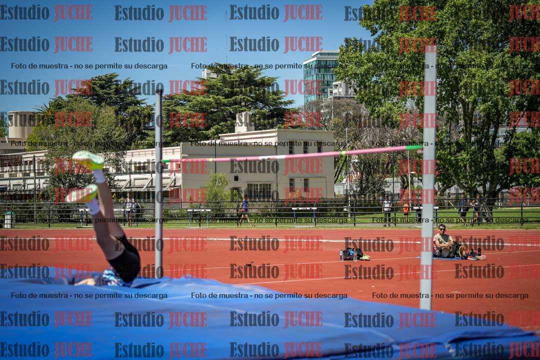 Fotos del salto en alto de varones