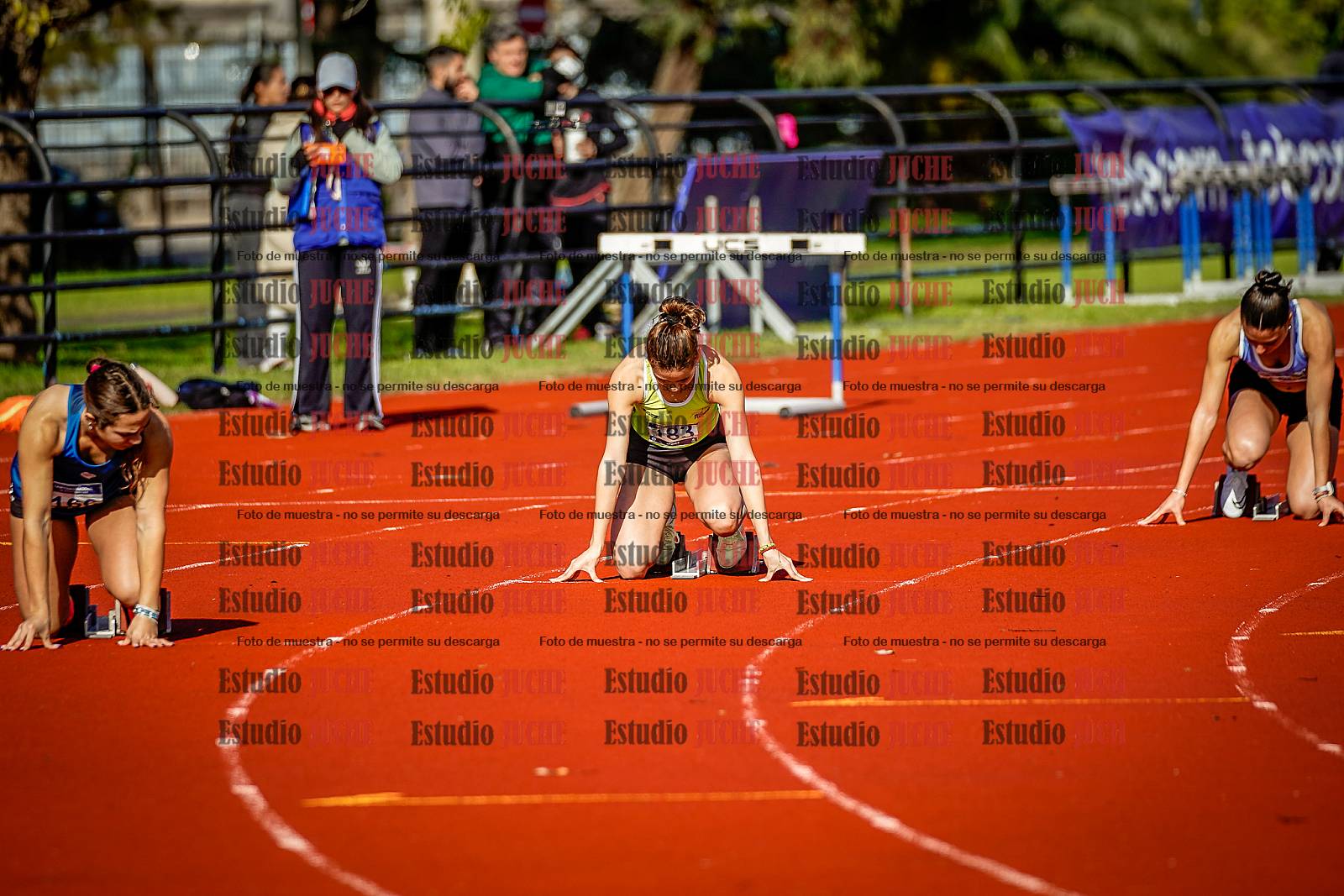 Fotos de los 200 m de mujeres