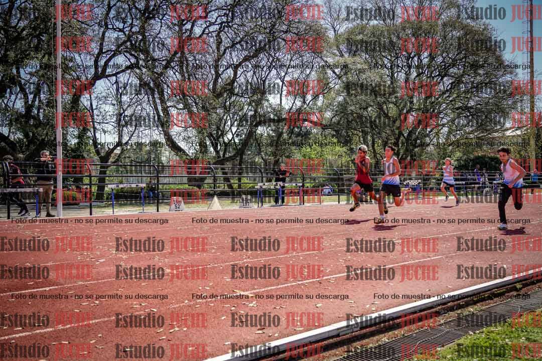 Fotos de los 80 m llanos de varones