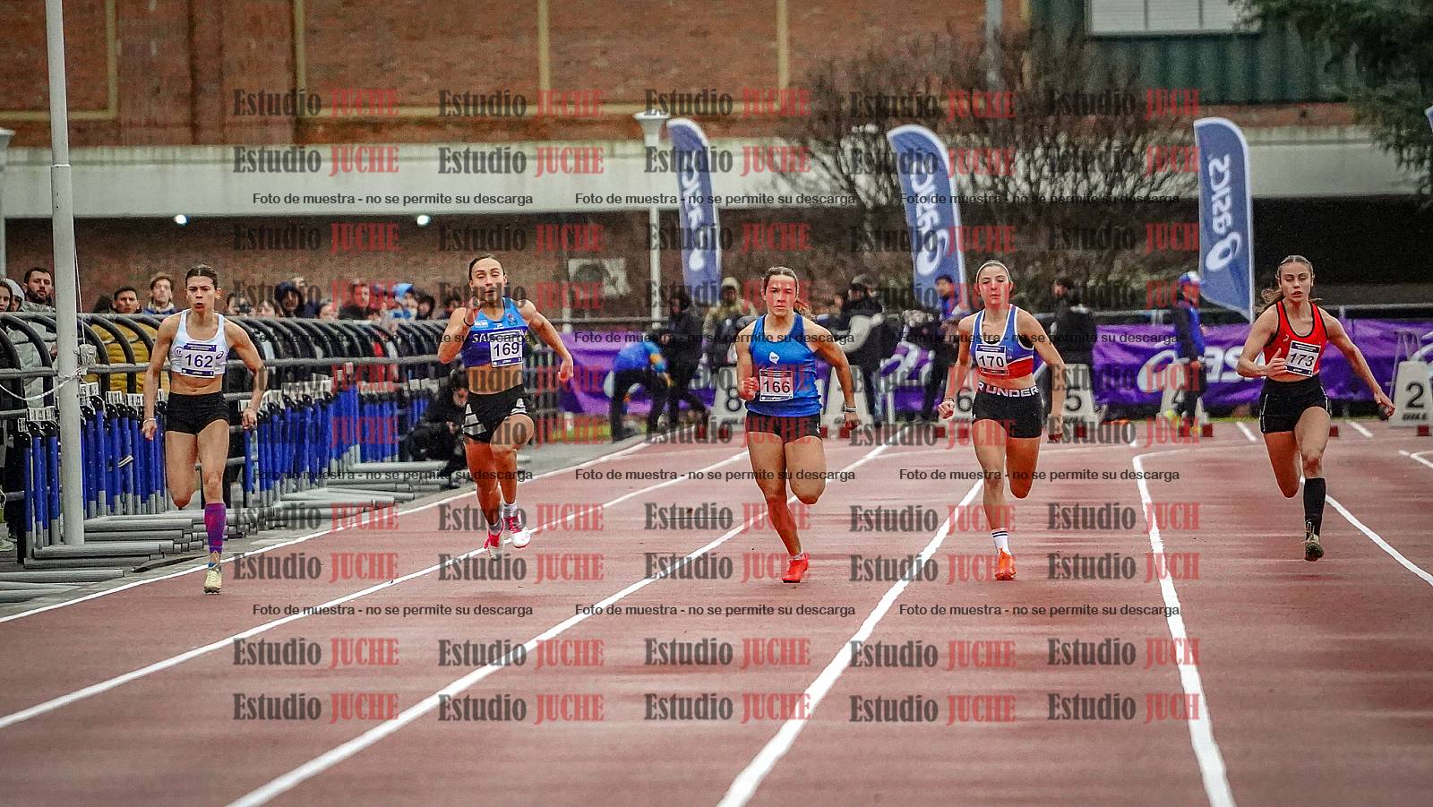 Fotos de los 100 m llanos de mujeres