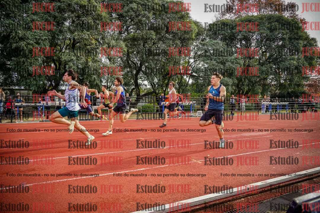 Fotos de los 100 m llanos de varones