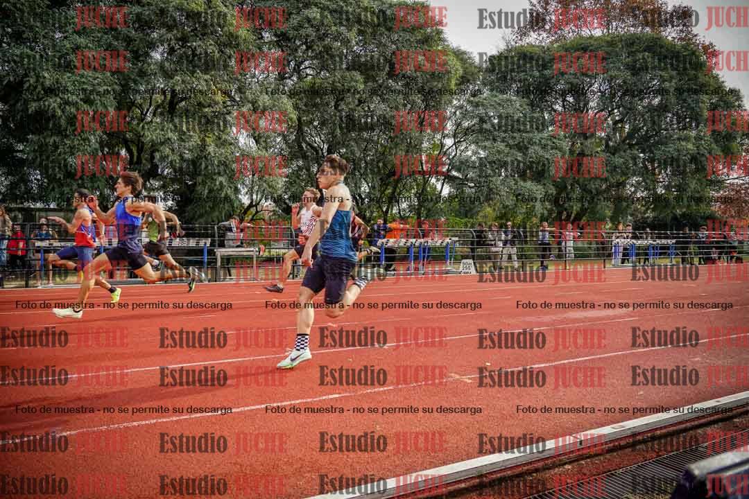 Fotos de los 100 m llanos de varones