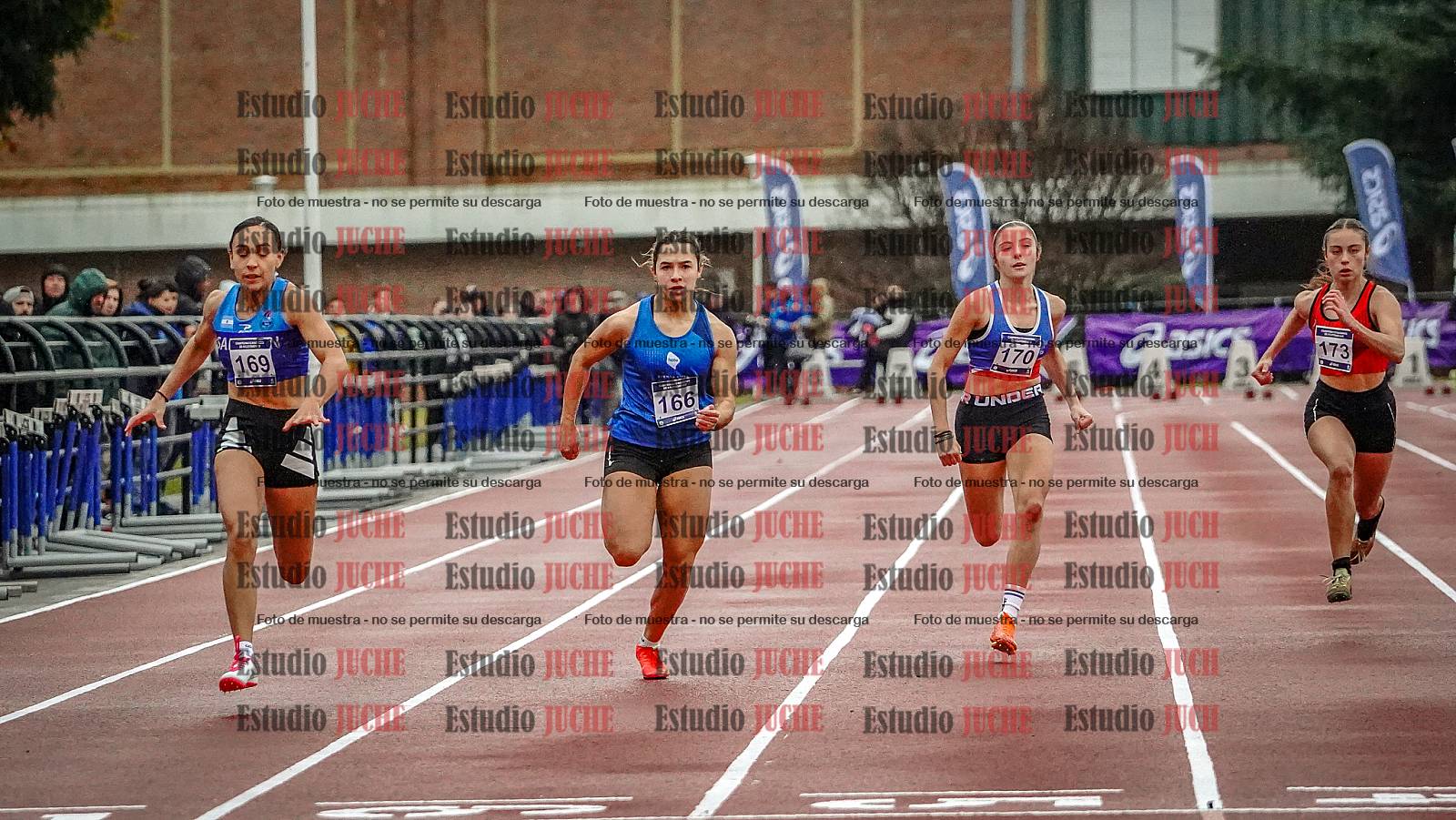 Fotos de los 100 m llanos de mujeres