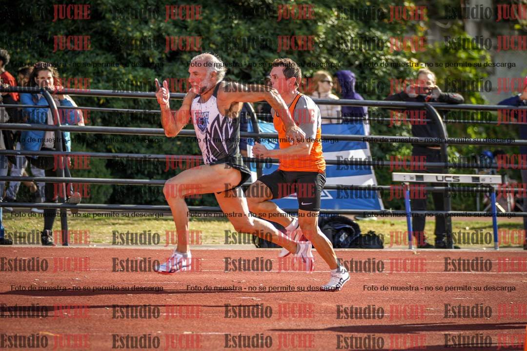 Fotos de los 100 m llanos de varones