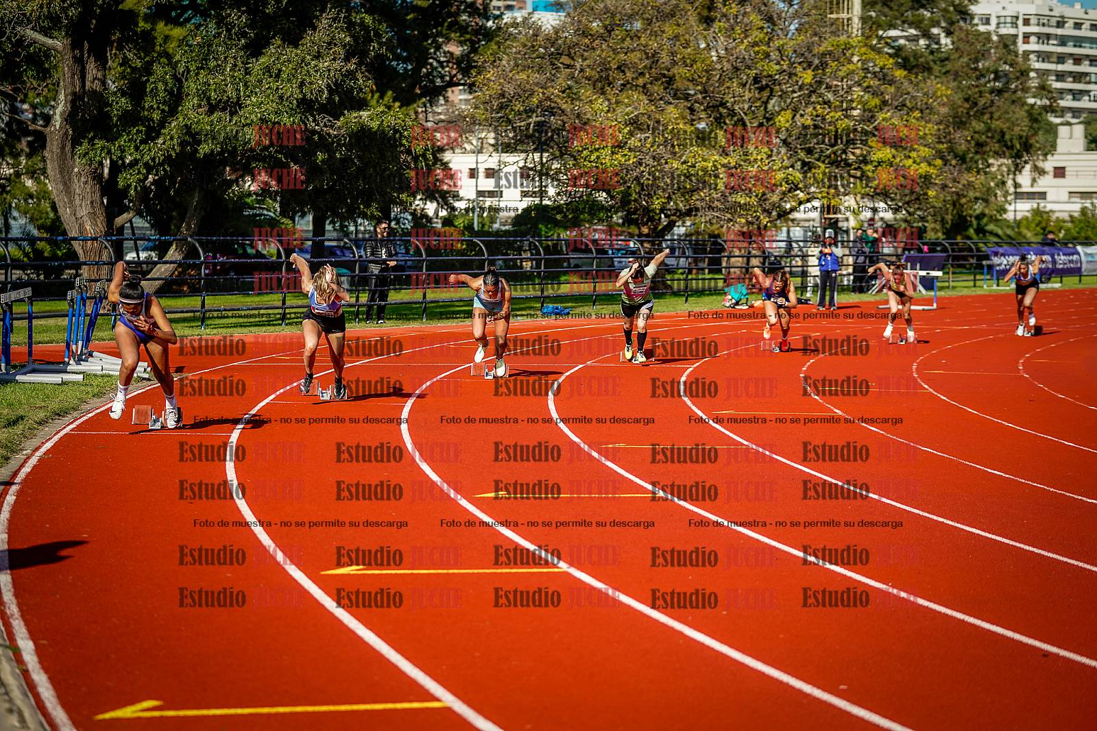 Fotos de los 200 m de mujeres