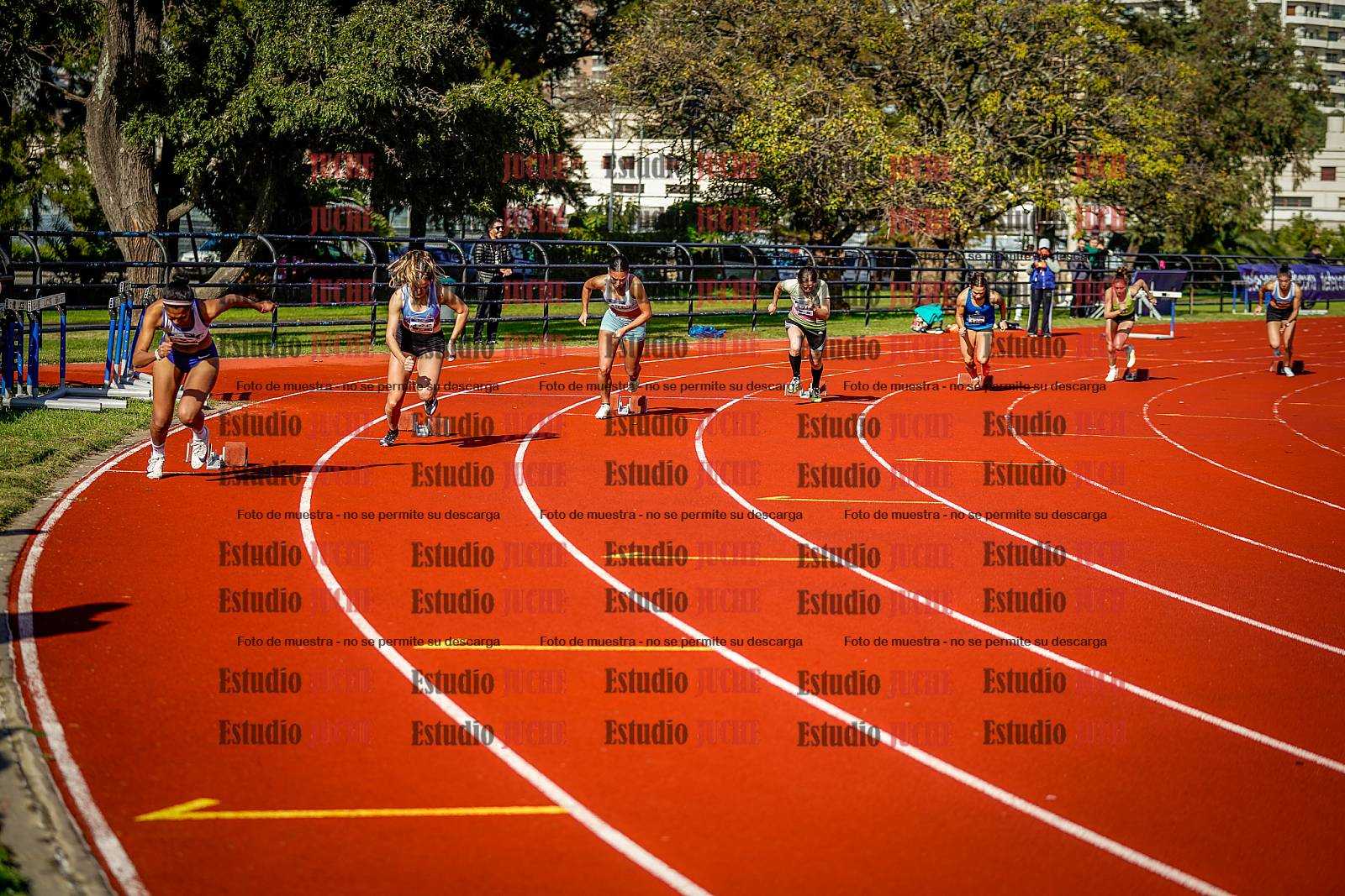 Fotos de los 200 m de mujeres