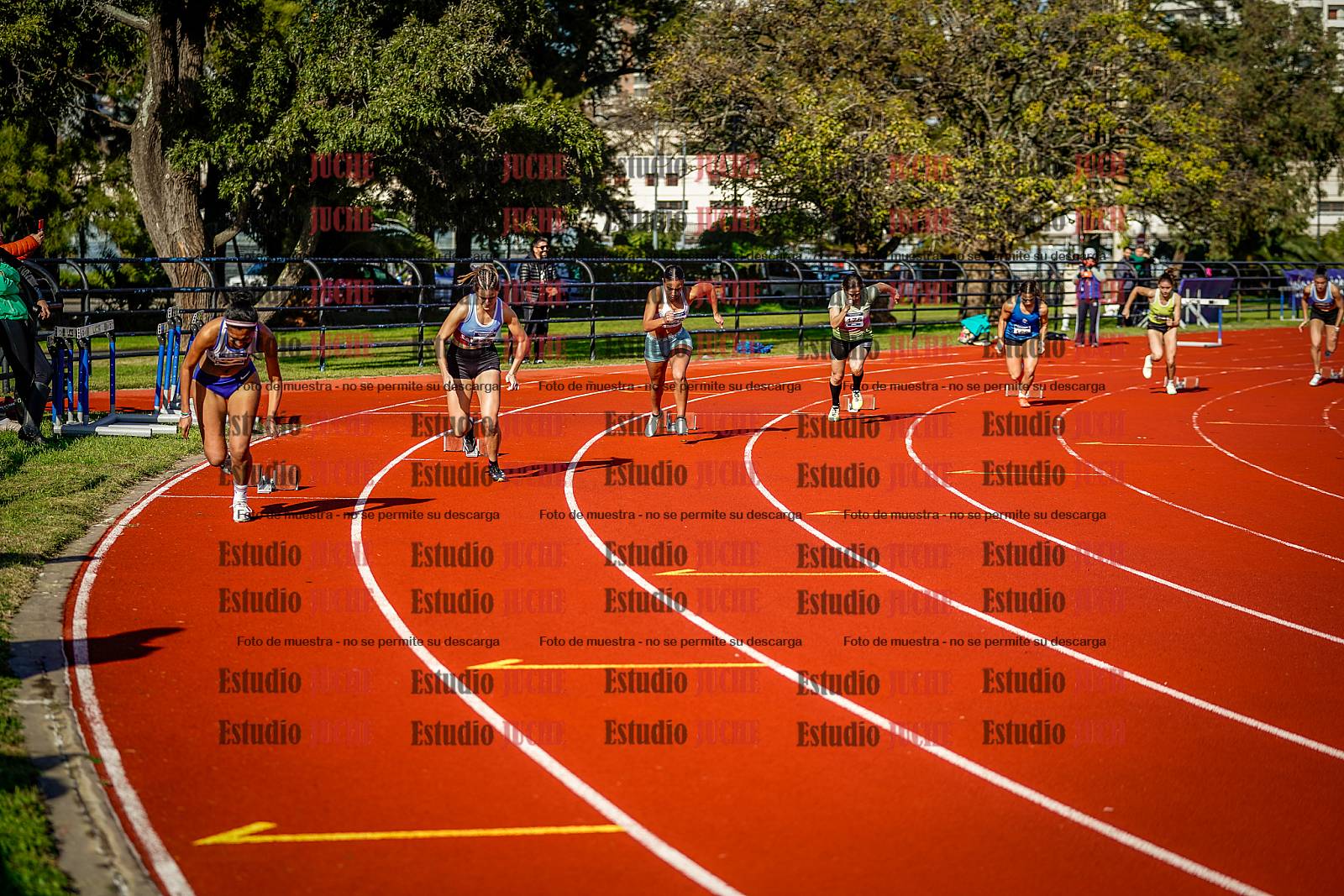 Fotos de los 200 m de mujeres