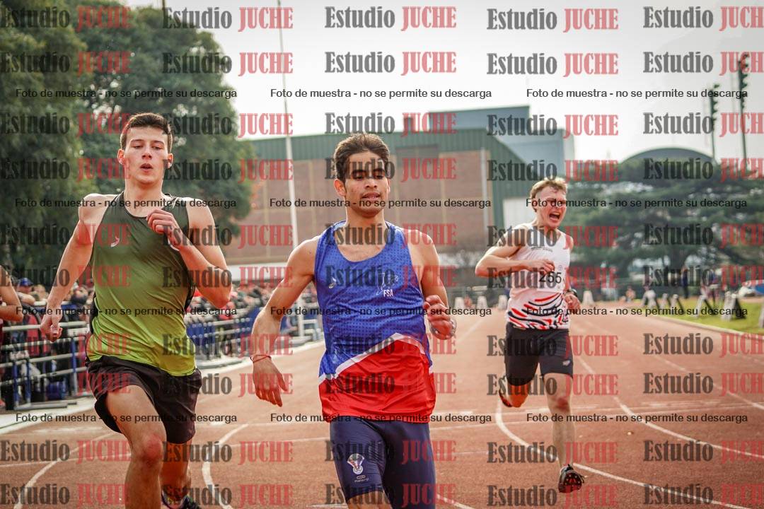 Fotos de los 100 m llanos de varones