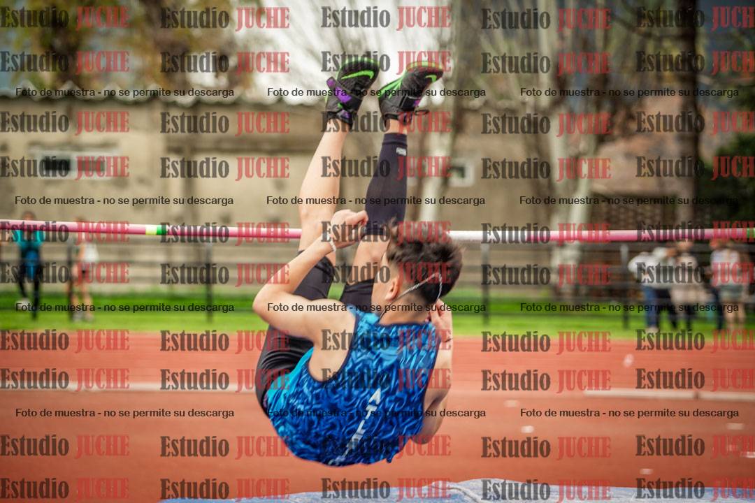 Fotos del salto en alto de varones