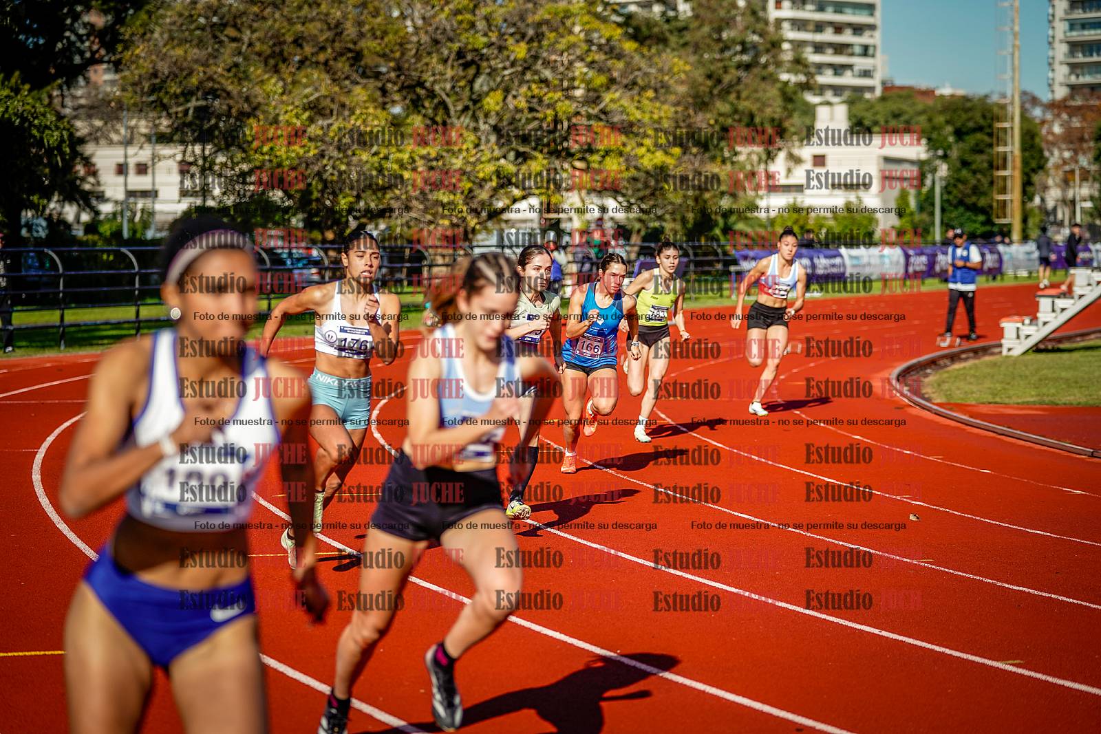 Fotos de los 200 m de mujeres