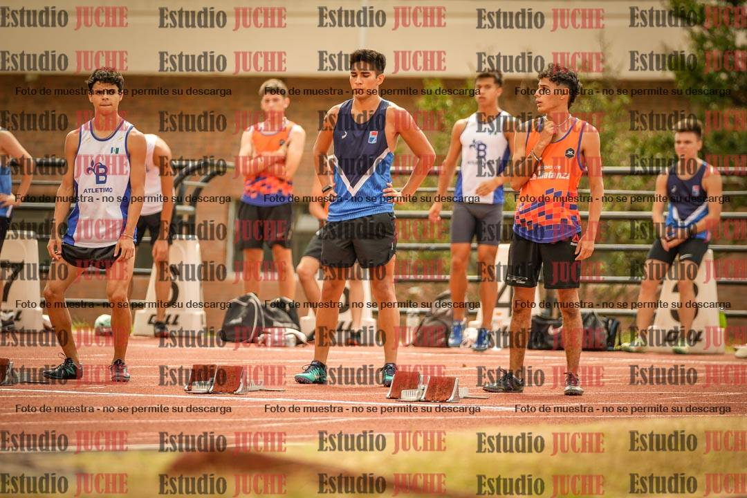 Fotos de los 100 m llanos de varones