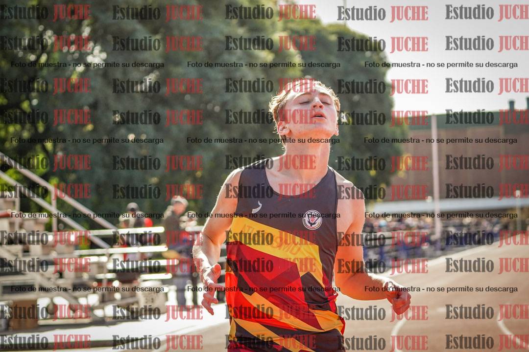 Fotos de los 100 m llanos de varones