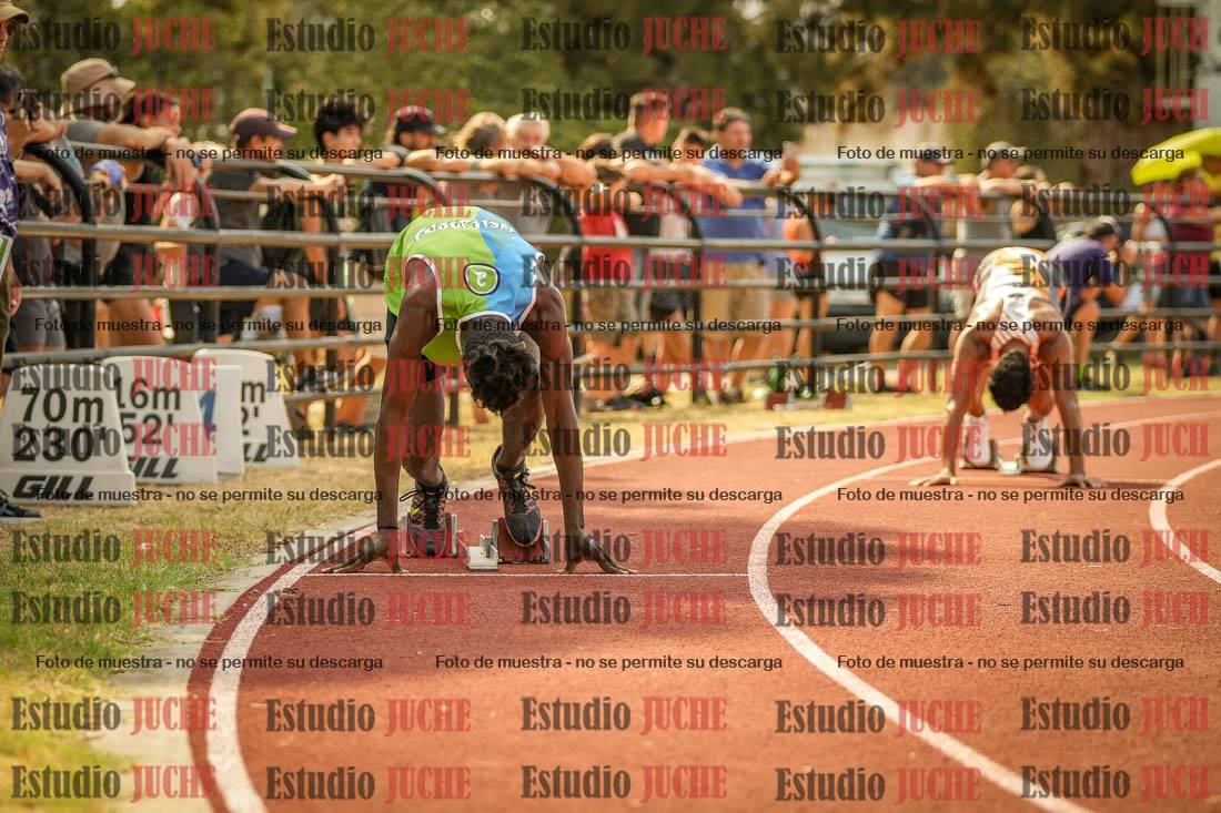 Fotos de los 400 m llanos de varones
