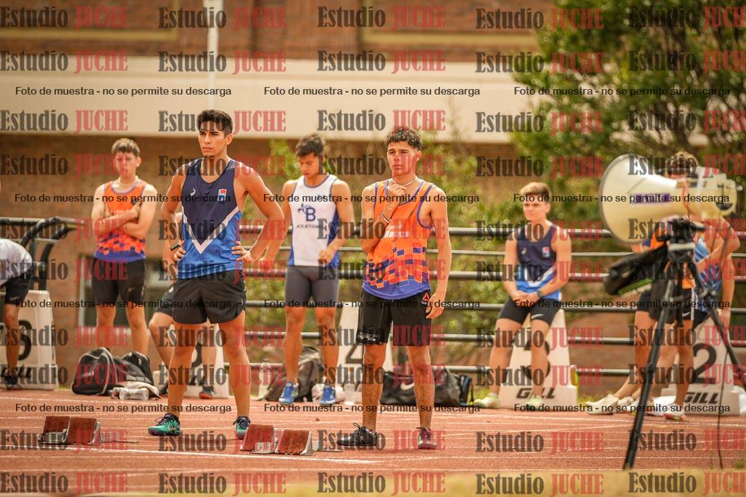 Fotos de los 100 m llanos de varones