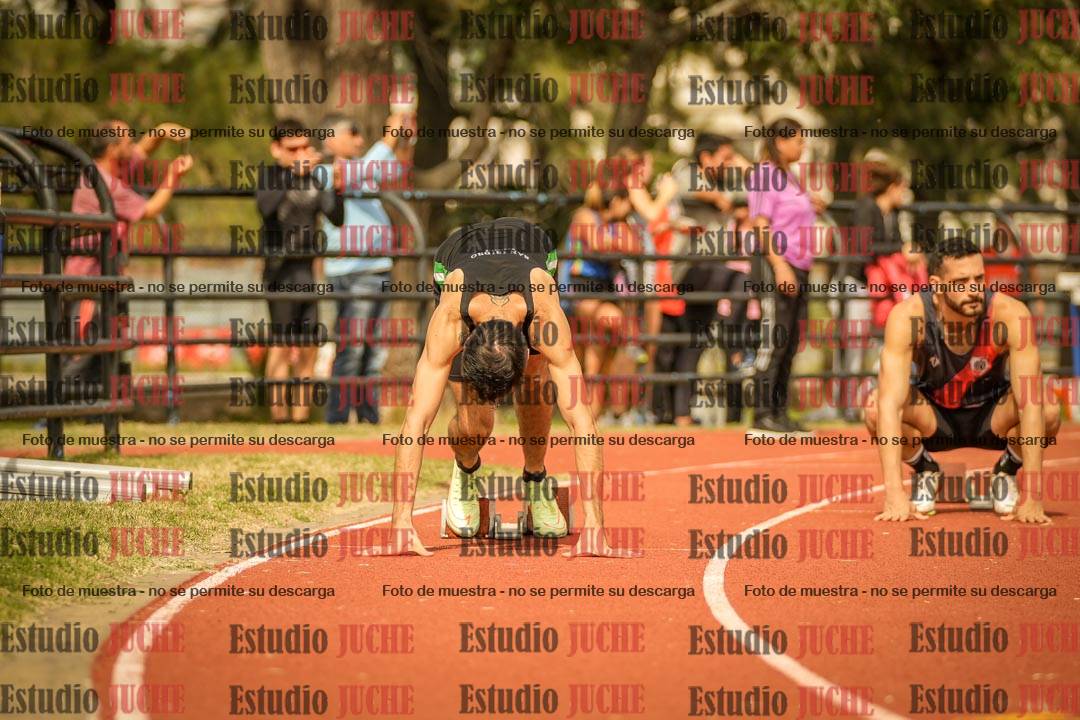 Fotos de los 200 m llanos de varones
