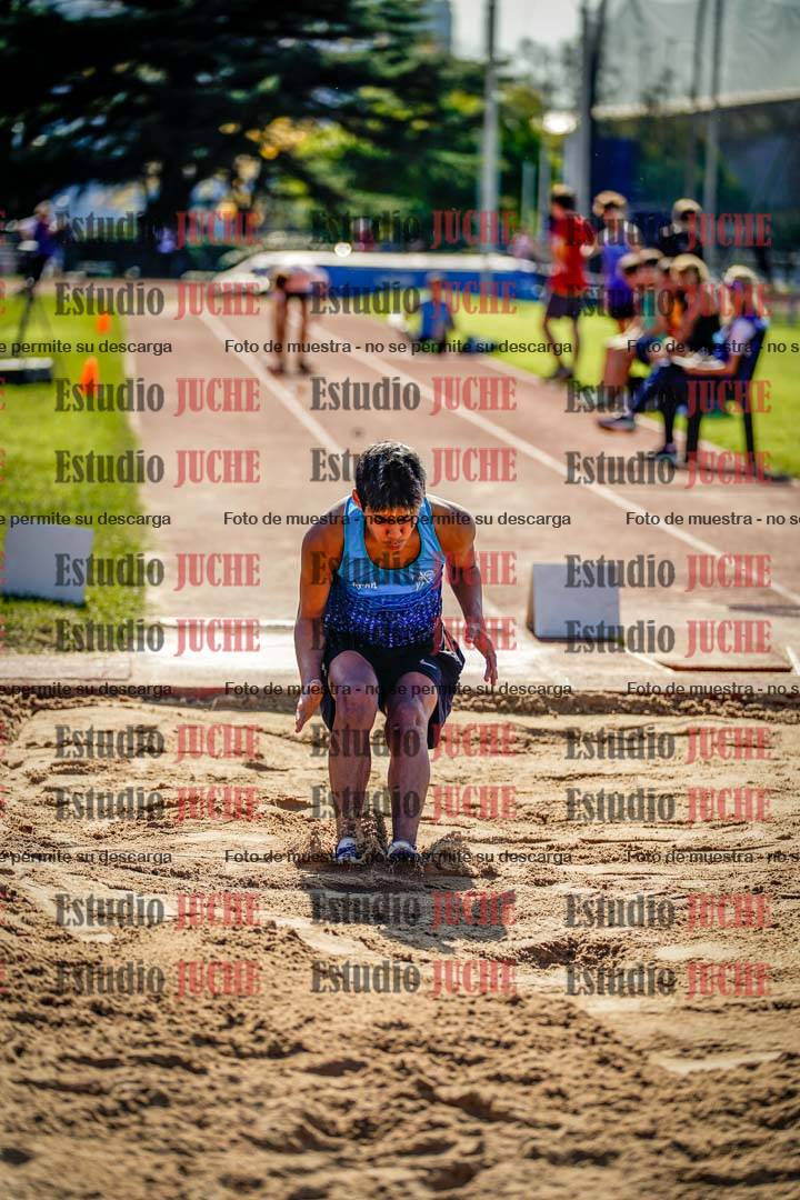 Fotos del salto en largo de varones