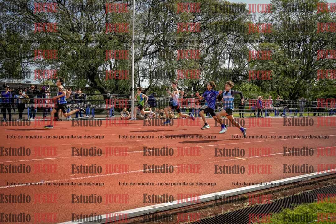 Fotos de los 80 m llanos de varones