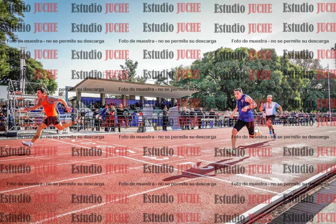 Fotos de los 100 m llanos de varones