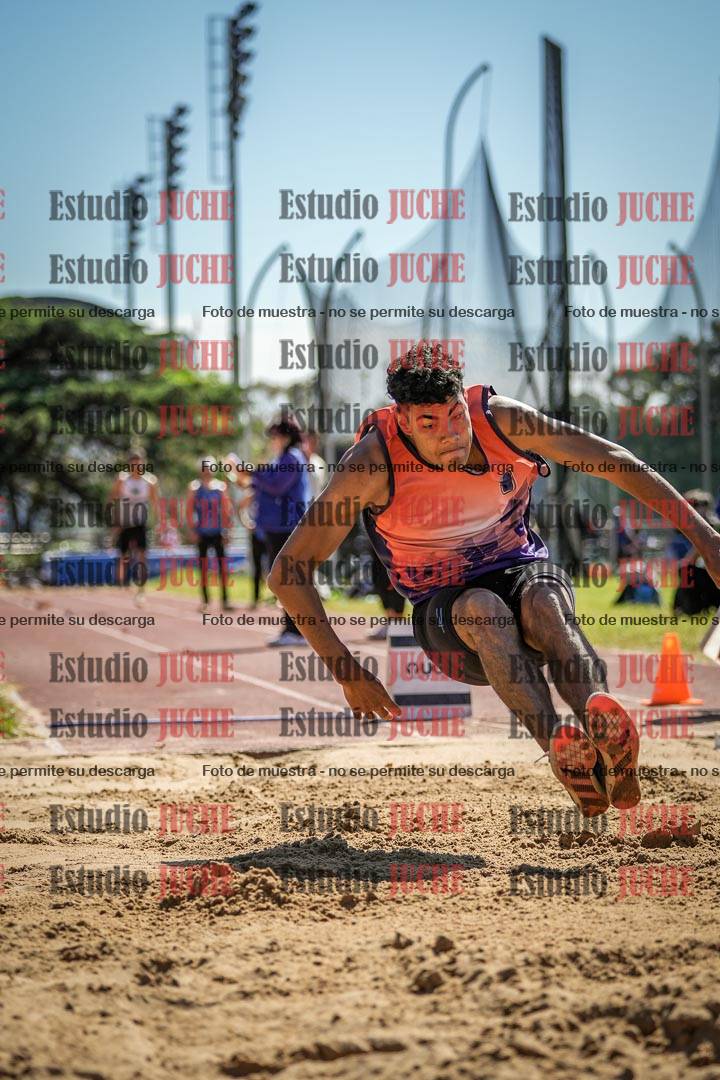 Fotos del salto en largo de varones