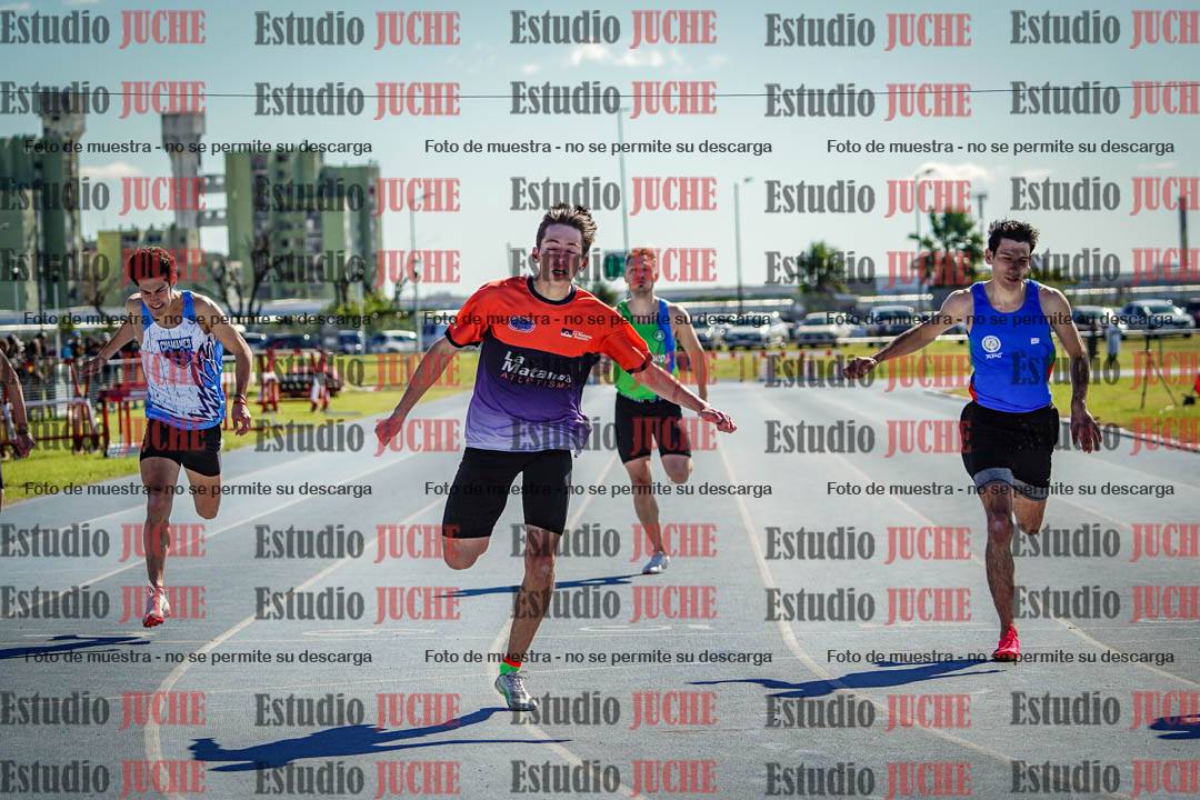 Fotos de los 200 m llanos de varones