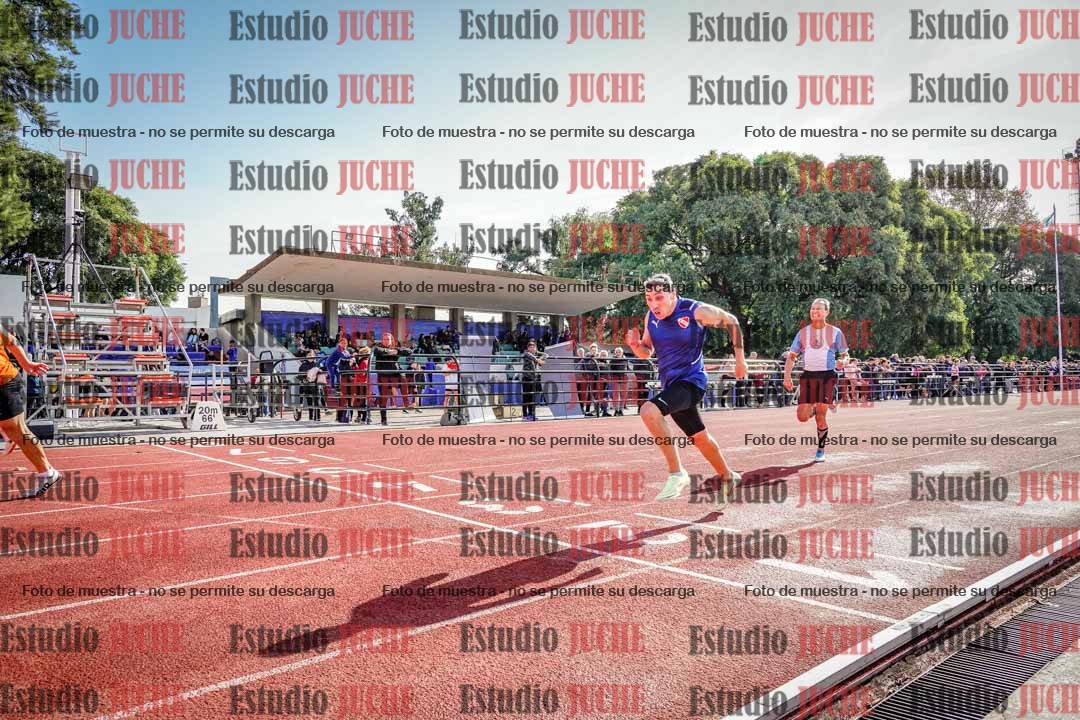 Fotos de los 100 m llanos de varones
