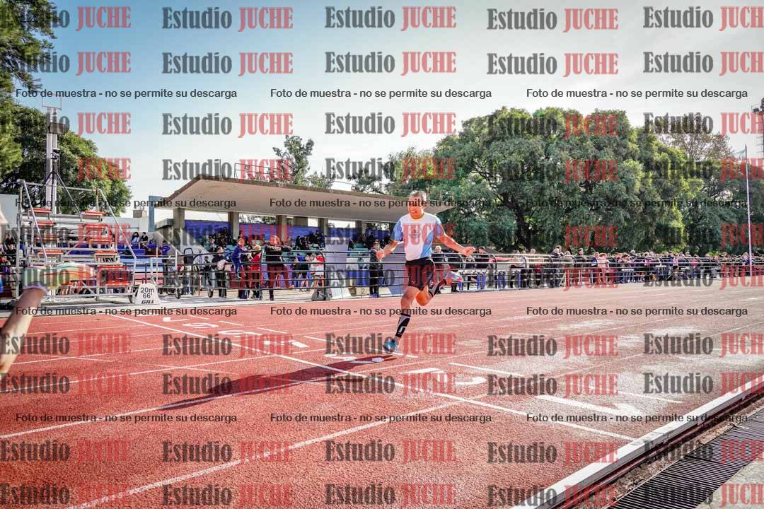 Fotos de los 100 m llanos de varones