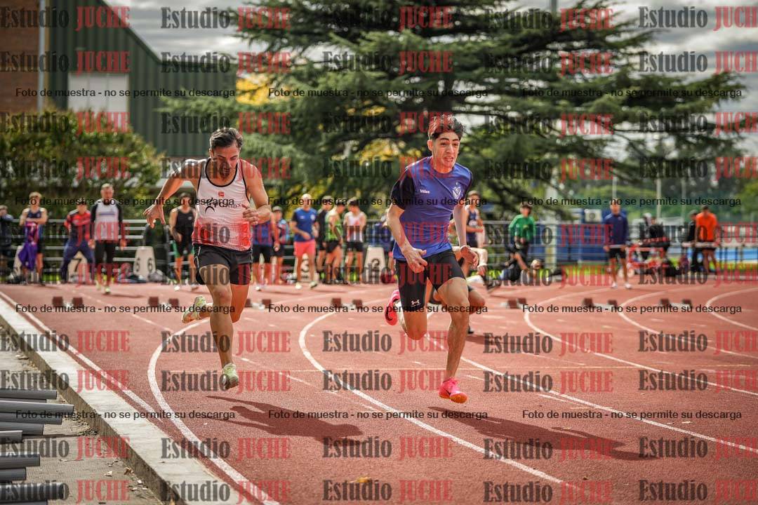 Fotos de los 100 m llanos de varones