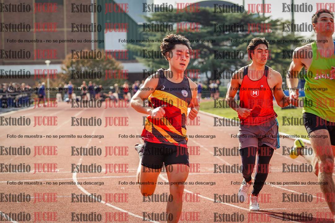 Fotos de los 100 m llanos de varones