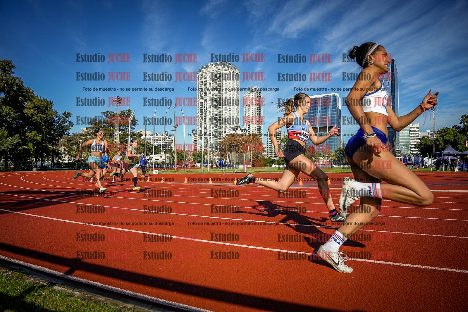 Fotos de los 200 m de mujeres