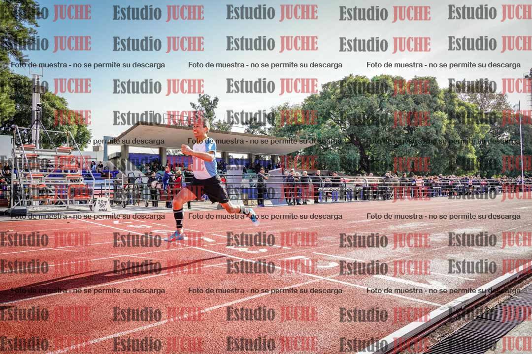Fotos de los 100 m llanos de varones