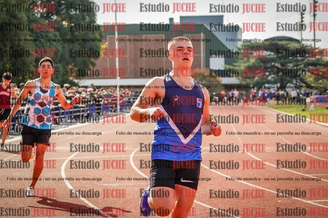 Fotos de los 100 m llanos de varones
