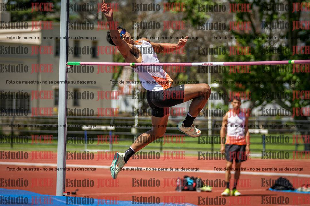 Fotos del salto en alto de varones