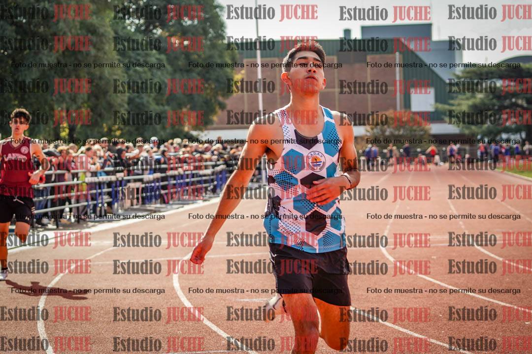 Fotos de los 100 m llanos de varones