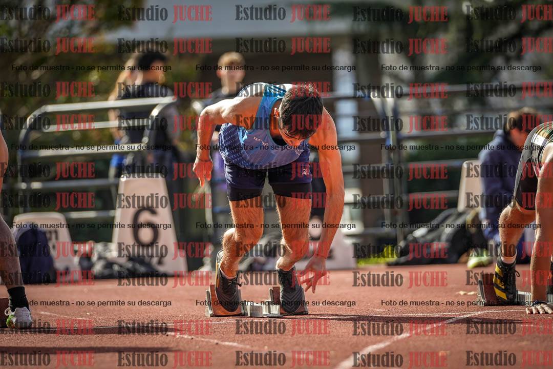 Fotos de los 100 m llanos de varones