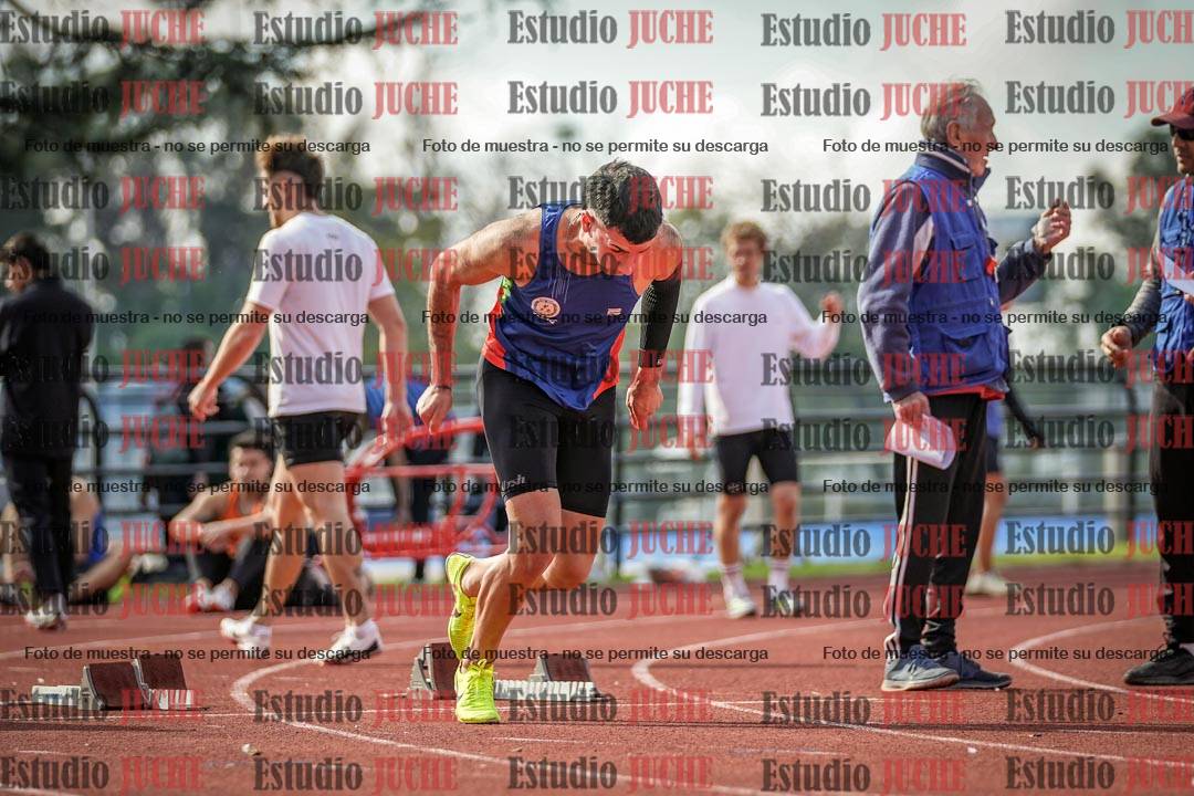Fotos de los 100 m llanos de varones