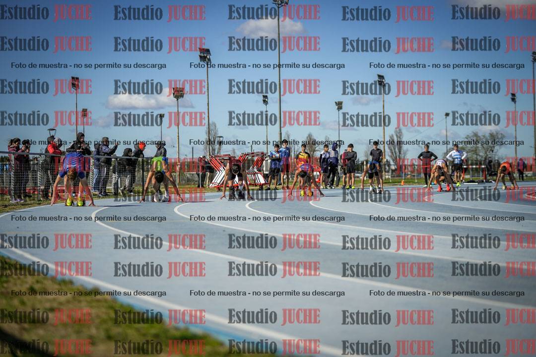 Fotos de los 200 m llanos de varones