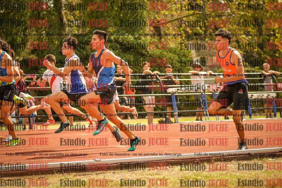Fotos de los 100 m llanos de varones