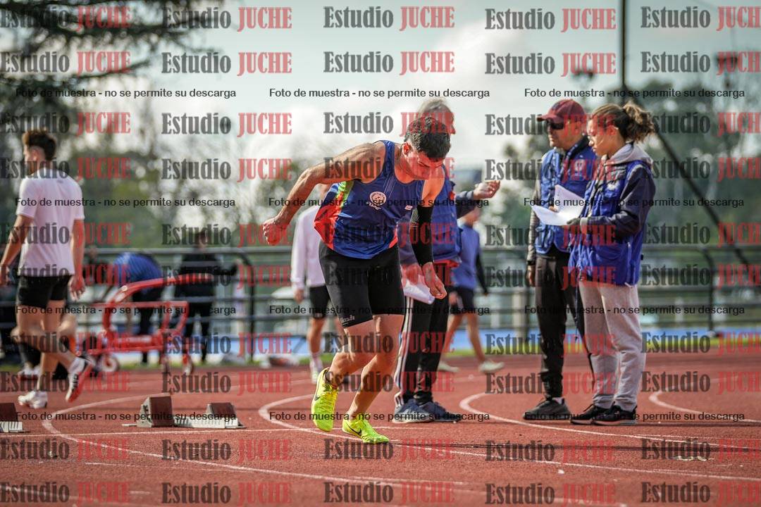 Fotos de los 100 m llanos de varones