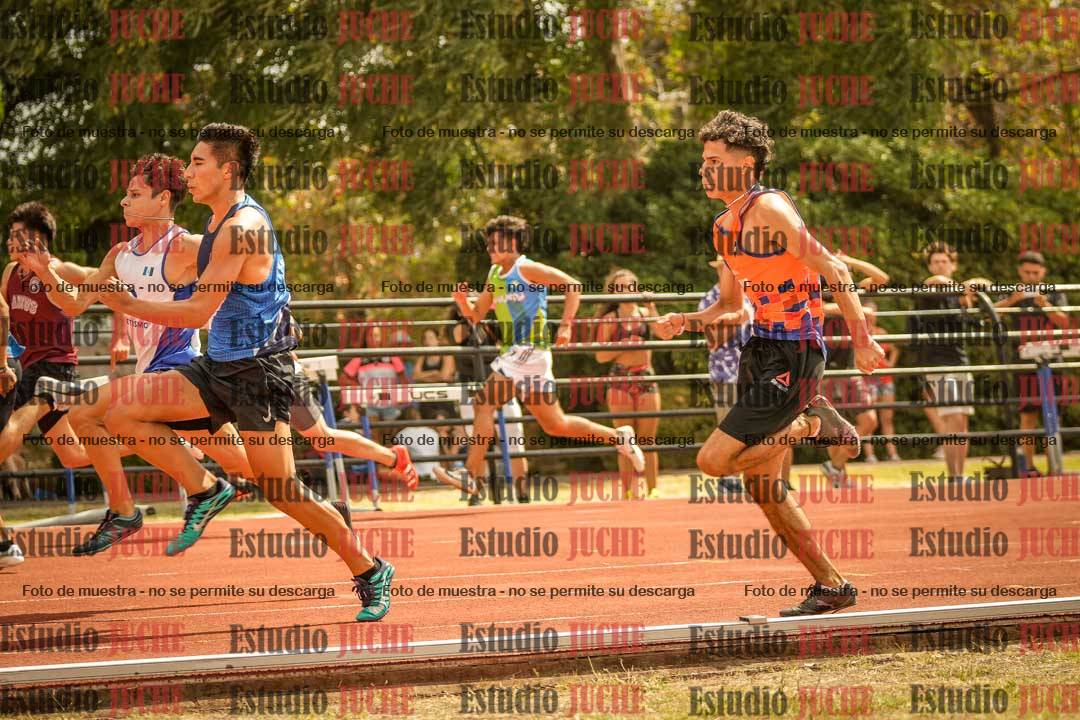 Fotos de los 100 m llanos de varones