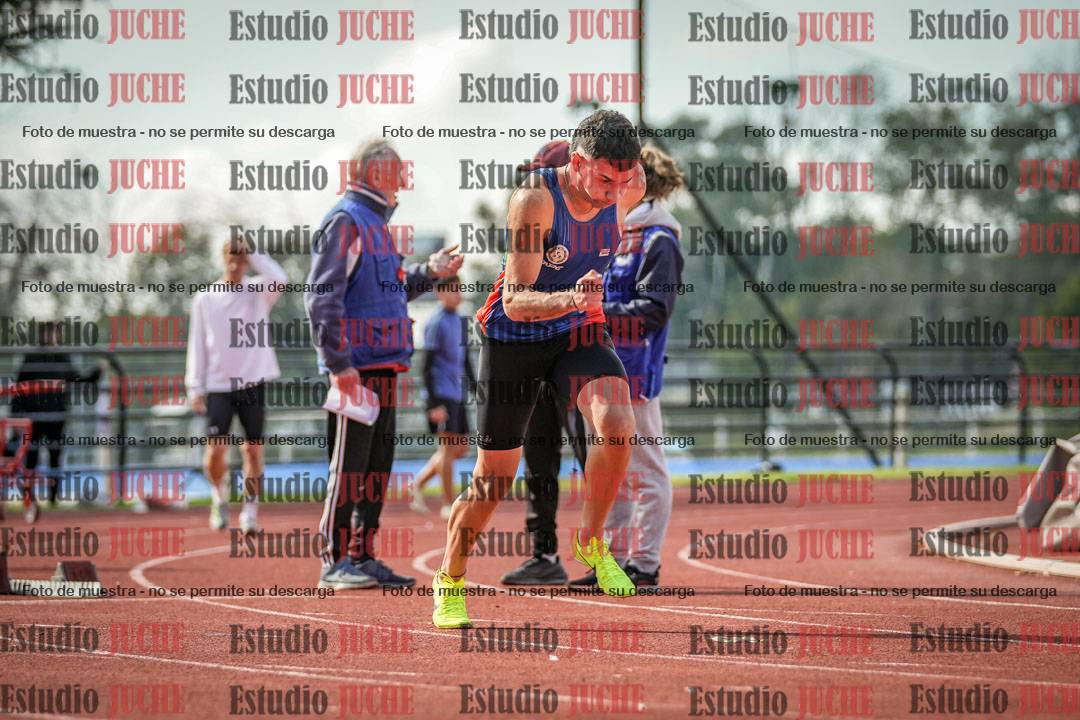 Fotos de los 100 m llanos de varones