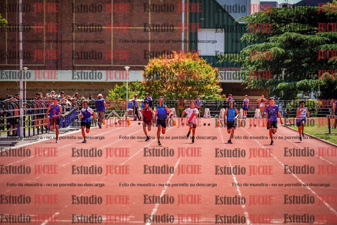 Fotos de los 80 m llanos de varones