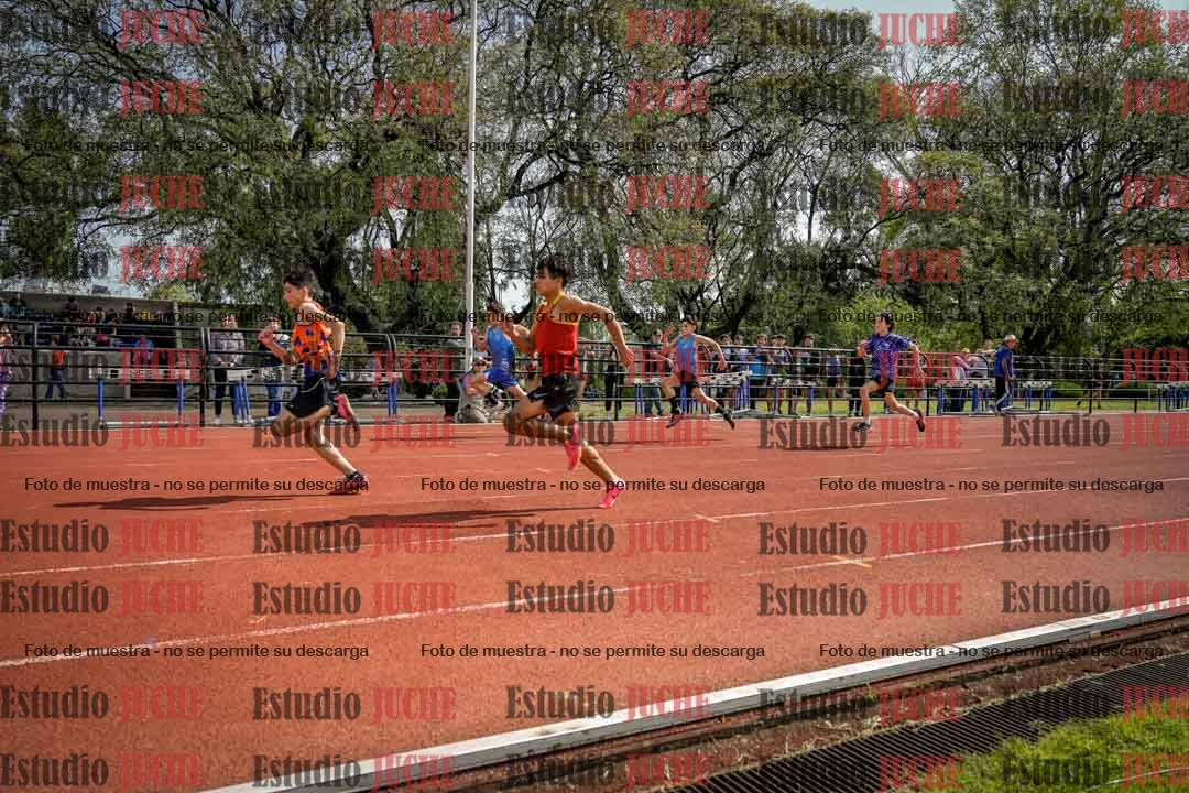 Fotos de los 80 m llanos de varones