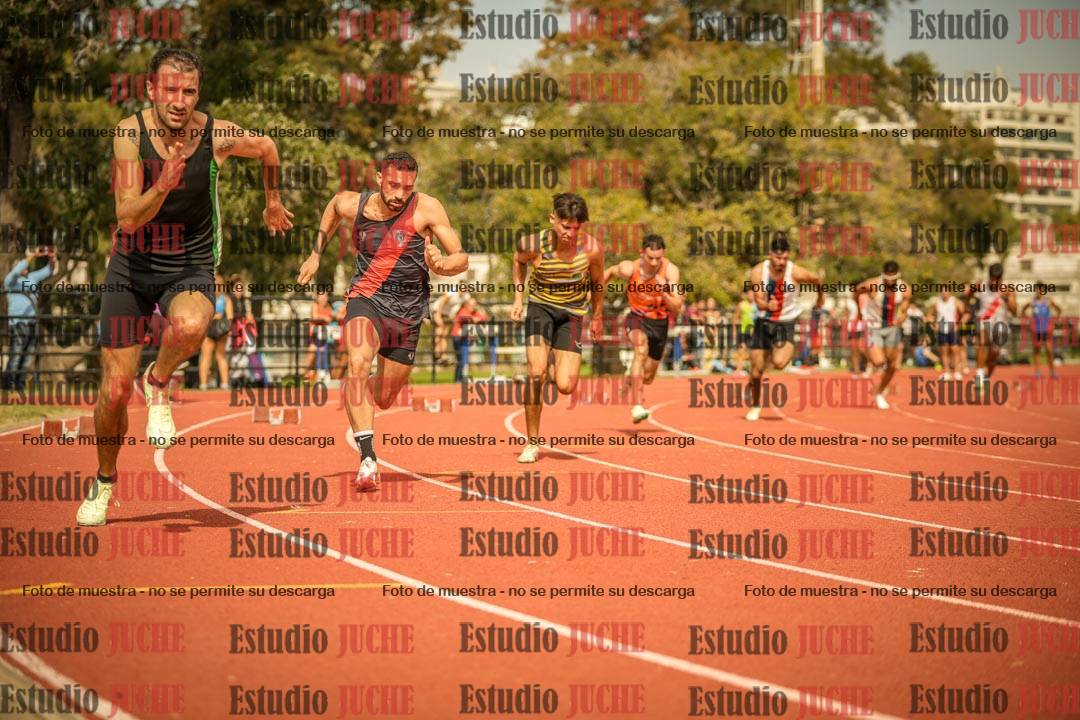 Fotos de los 200 m llanos de varones