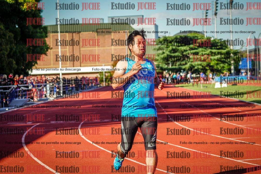 Fotos de los 100 m llanos de varones