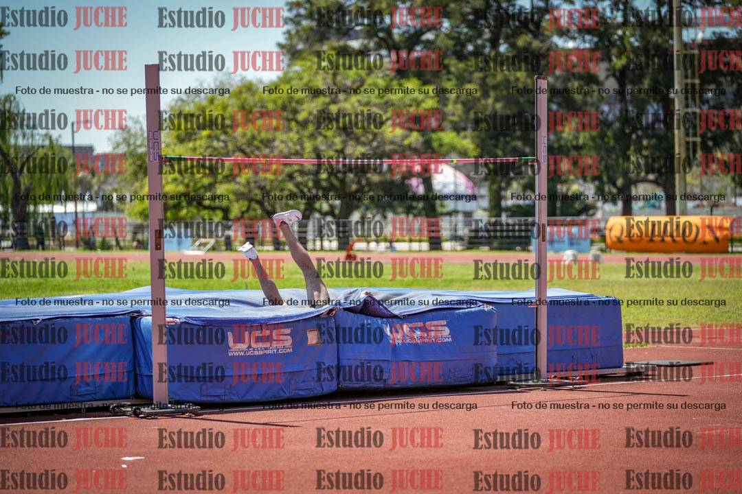 Fotos del salto en alto de varones