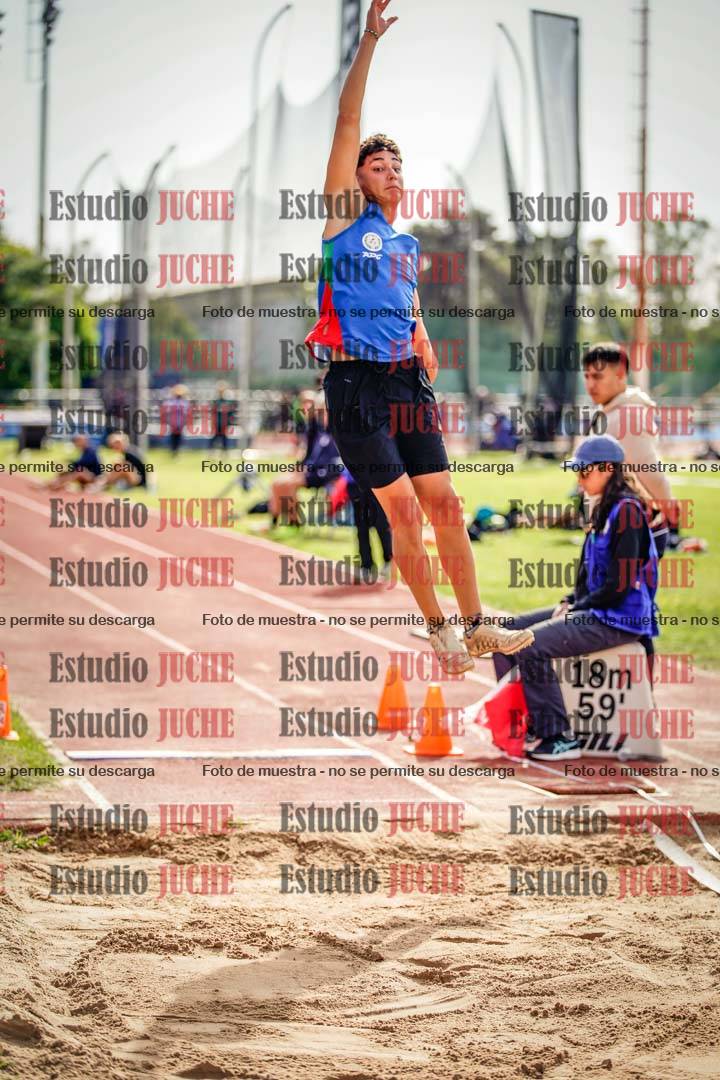 Fotos del salto en largo de varones