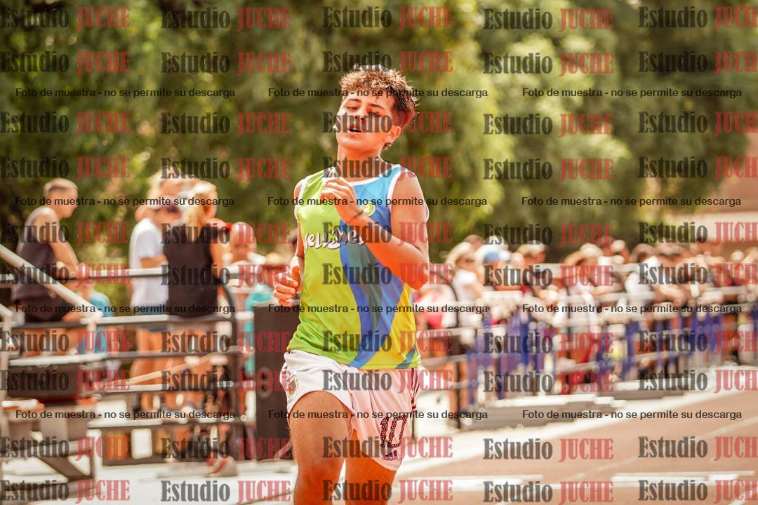 Fotos de los 100 m llanos de varones