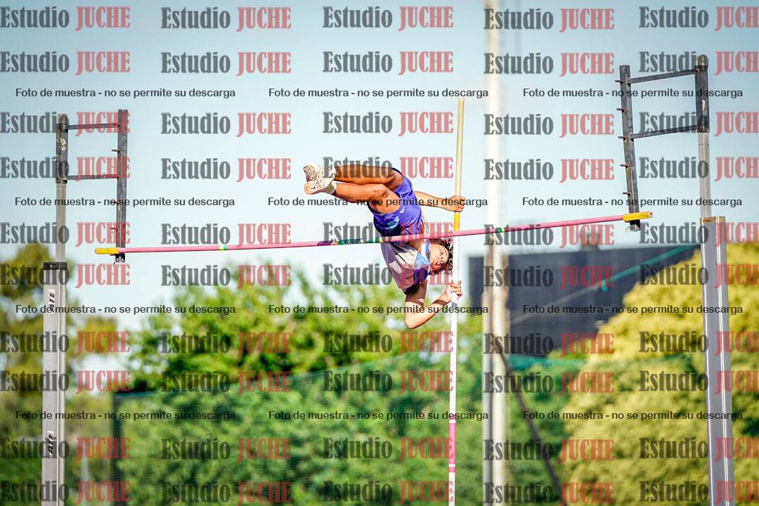 Fotos del salto con garrocha de mujeres y varones