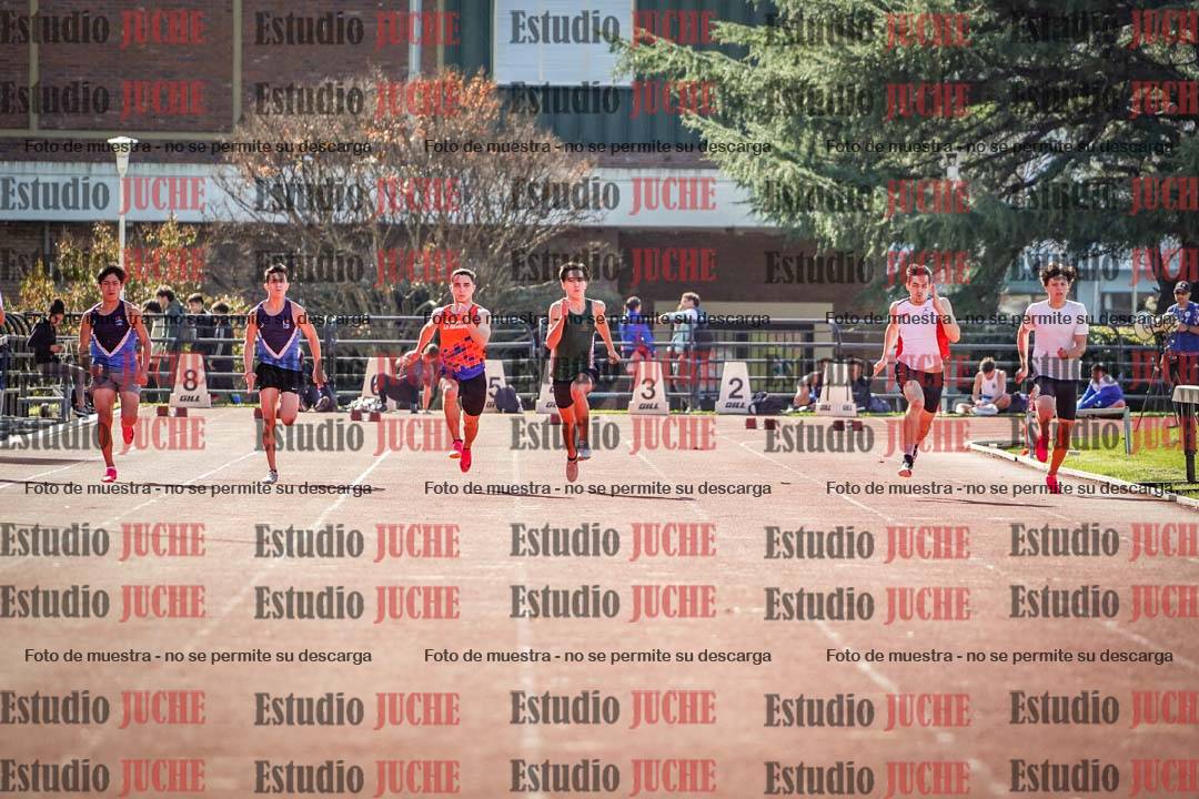 Fotos de los 100 m llanos de varones